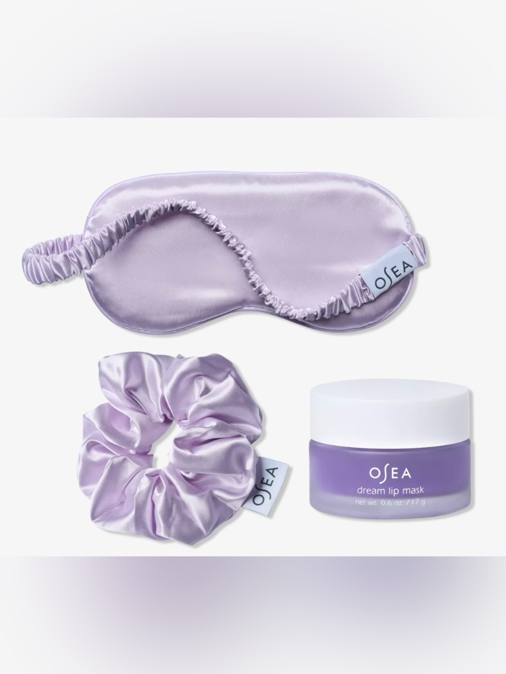 OSEA Dream Lip Mask, Eye Mask & Scrunchie